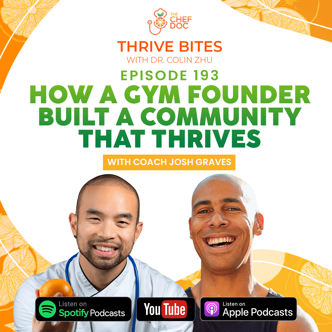 Ep 193 - How A Gym Founder Built A Community That Thrives with Coach Josh Graves - Thrive Bites cover