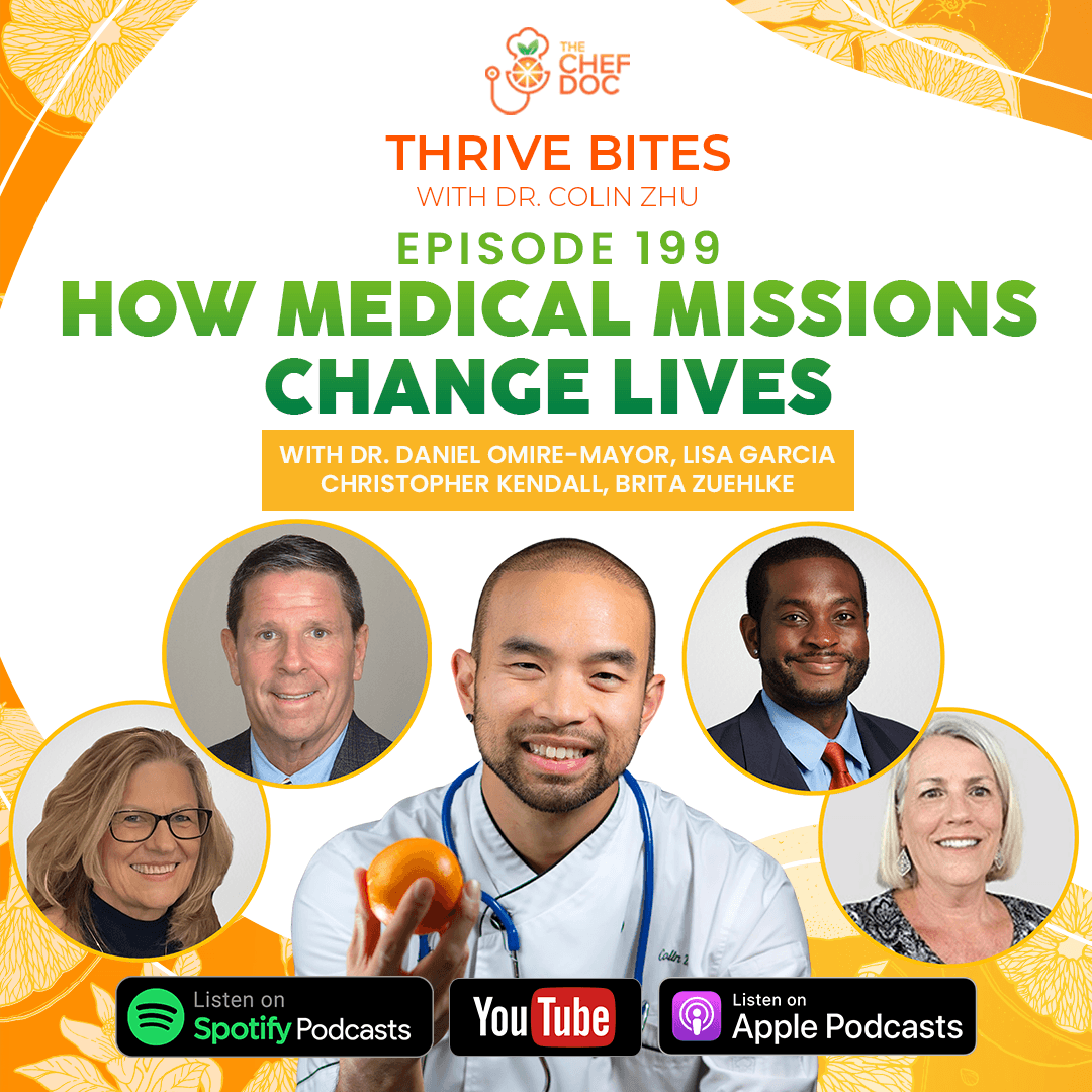 Ep 199 - How Medical Missions Change Lives with Partners for Global Health - Thrive Bites cover