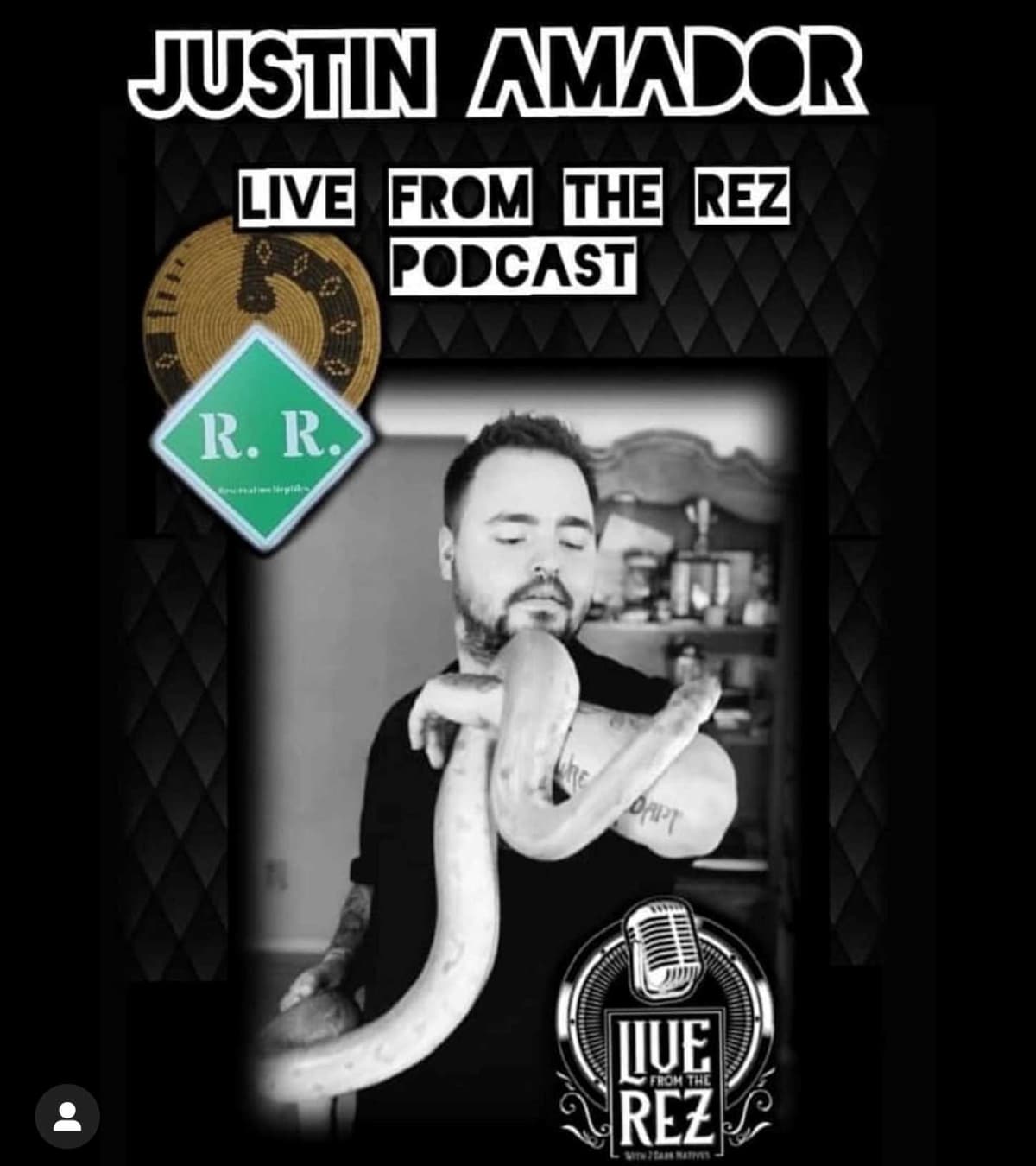 Episode 13: Rez Reptiles owner Justin Amador - The Live From The Rez Podcast cover