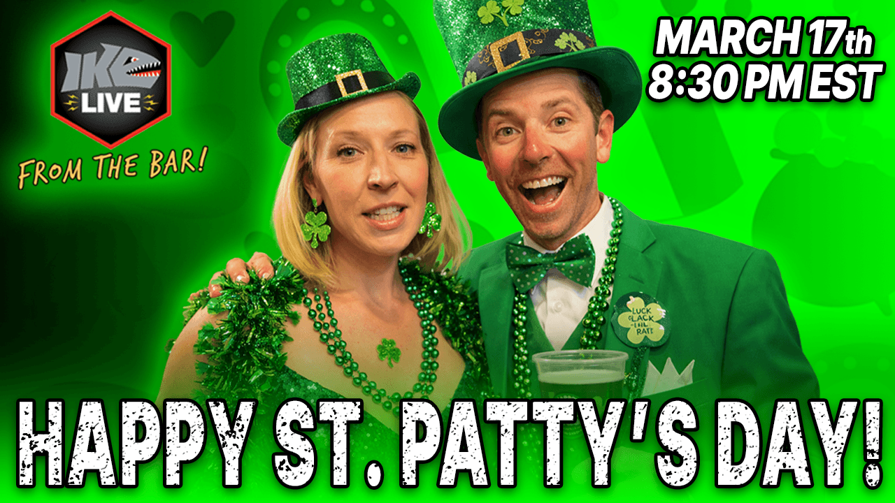 Ike Live: St. Patrick’s Day at the Bar ☘️ Classic Talk & Sweepstakes — Ike Live Fishing Talk Show with Mike Iaconelli cover
