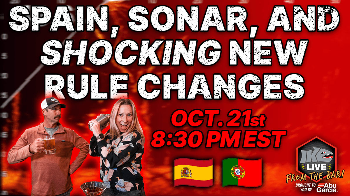 LIVE from the Bar: What I Loved About Spain, Livestream Ban in Bassmaster, and New MLF FFS Rules! - Ike Live Fishing Talk Show with Mike Iaconelli cover