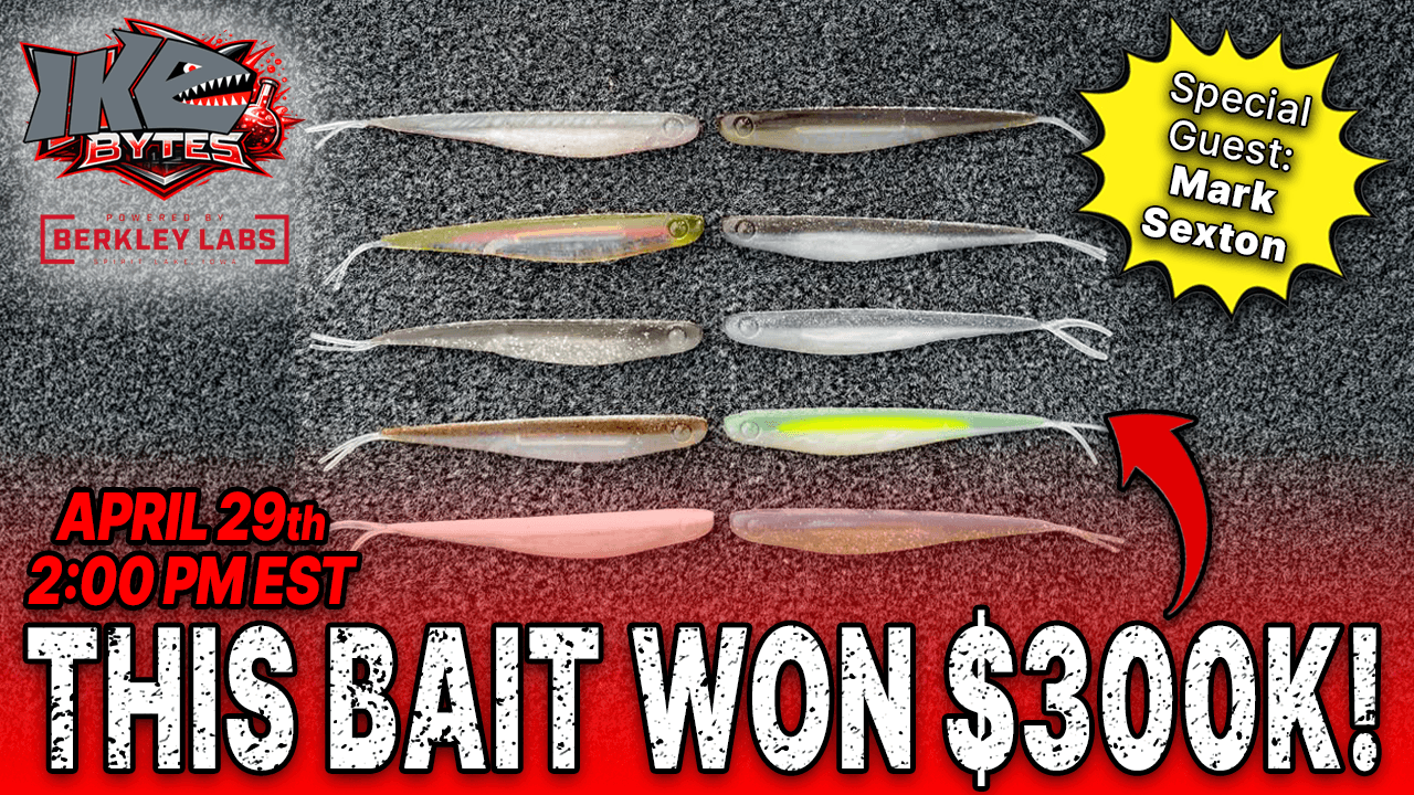 Ike's Bytes; The Science Behind the MOST TALKED ABOUT Bait of 2026 — Ike Live Fishing Talk Show with Mike Iaconelli cover