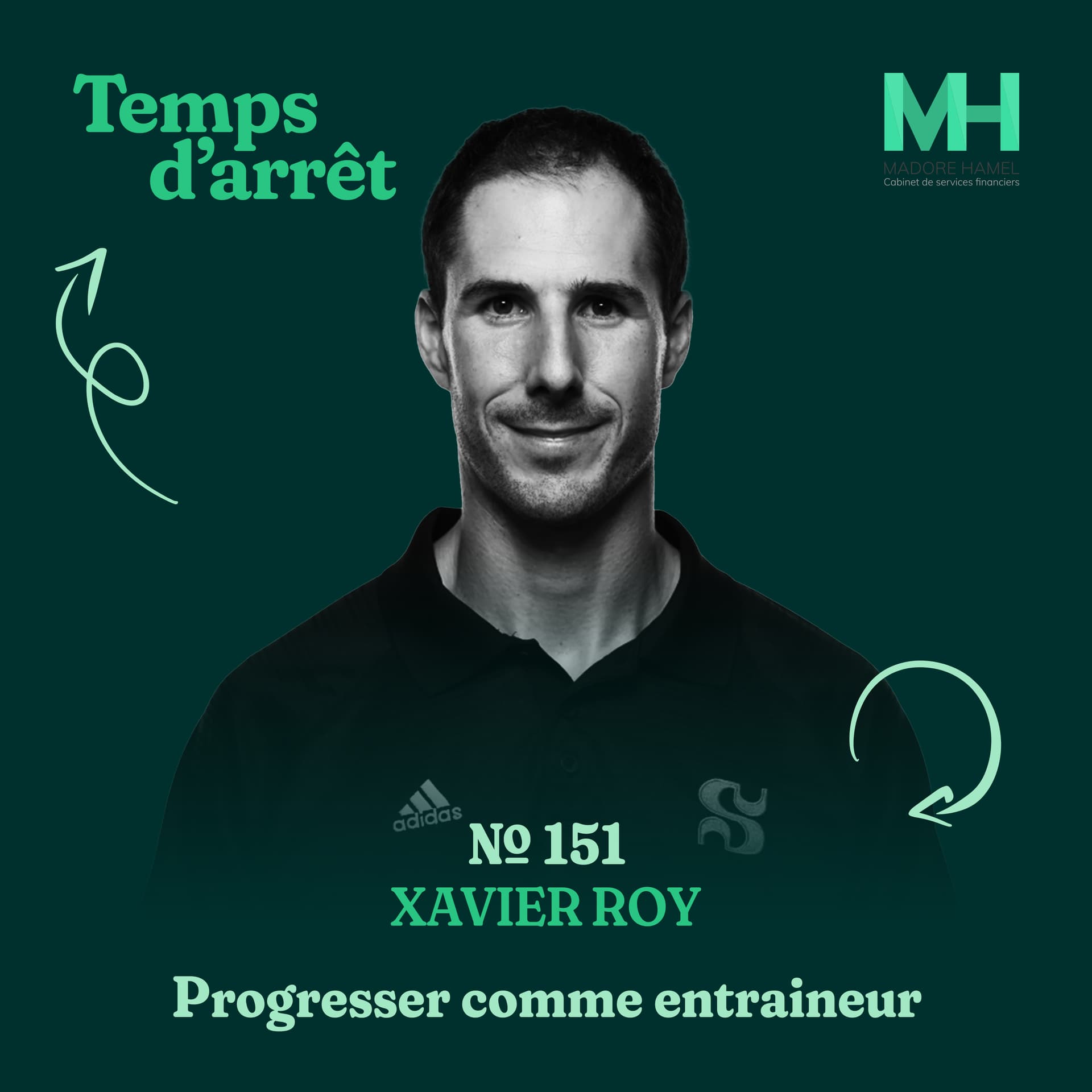 #151 : Progresser comme entraineur et l'expérience au cœur du coaching avec Xavier Roy, Ph. D. — Temps d‘arrêt avec Coach Frank cover