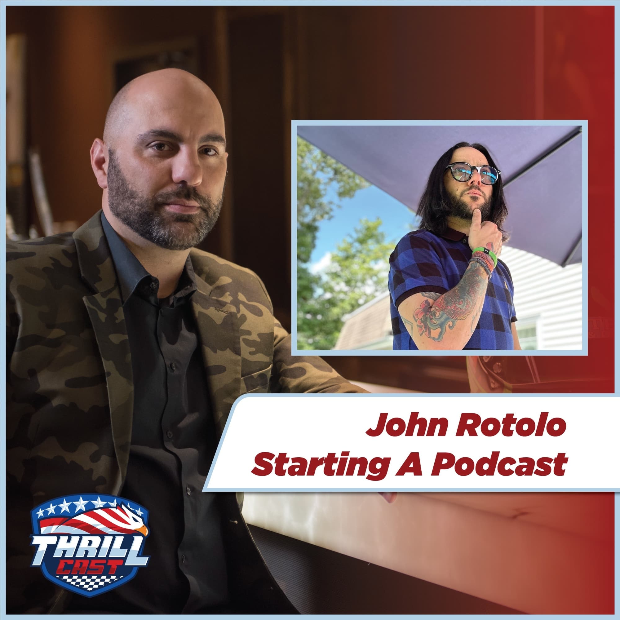 #42 How we started a podcast, with Comedian and podcaster John Rotolo - ThrillCast cover