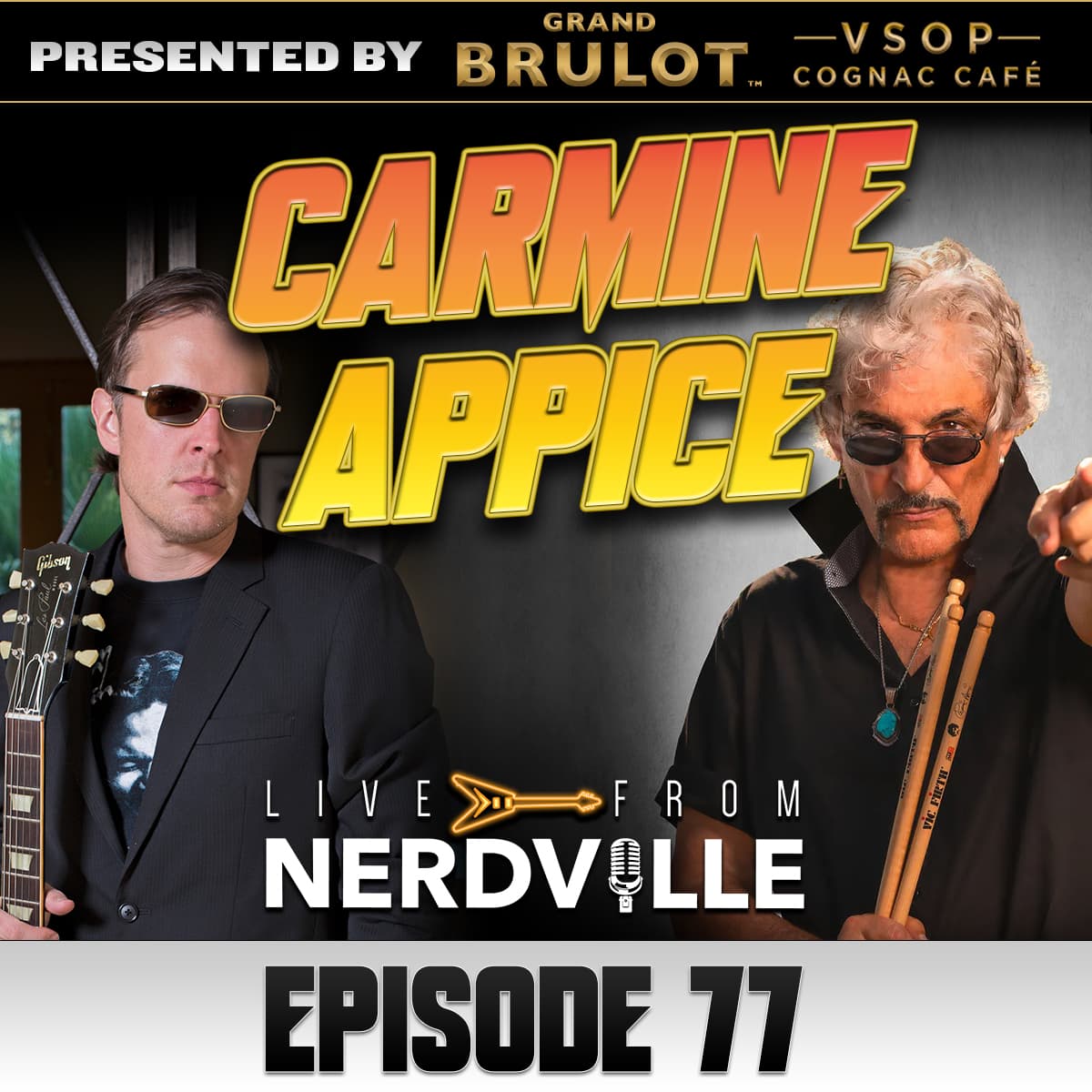 Episode 77 - Carmine Appice - October 22nd 2022 — Joe Bonamassa's Live from Nerdville Podcast cover