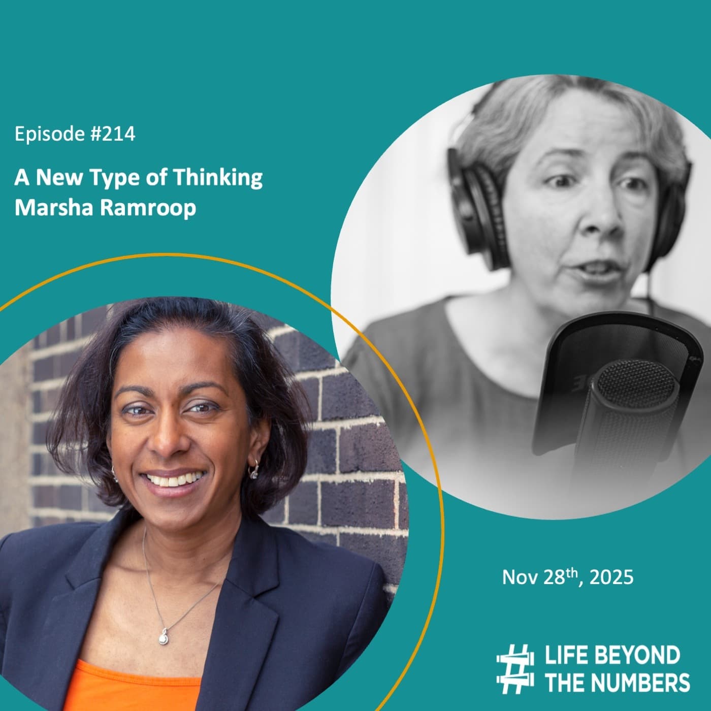 A New Type of Thinking - Marsha Ramroop - Life Beyond The Numbers cover