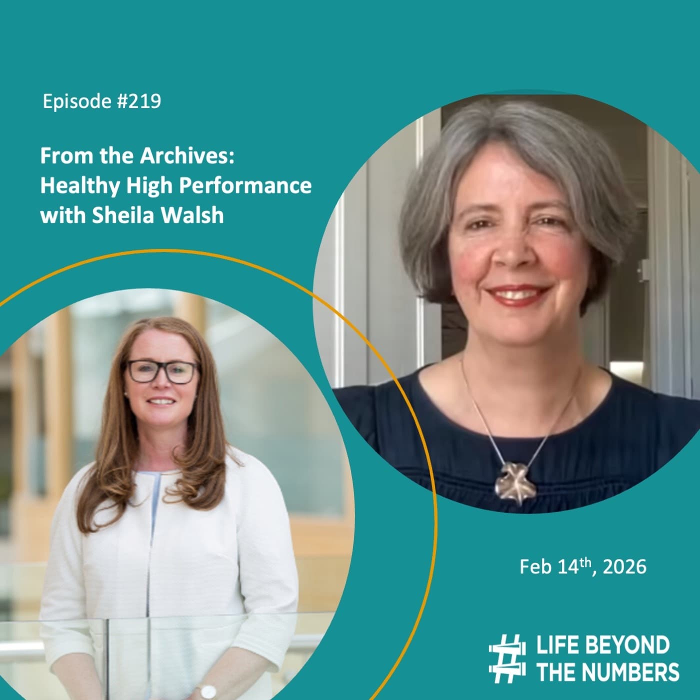 Healthy High Performance - Sheila Walsh (From the Archives) - Life Beyond The Numbers cover