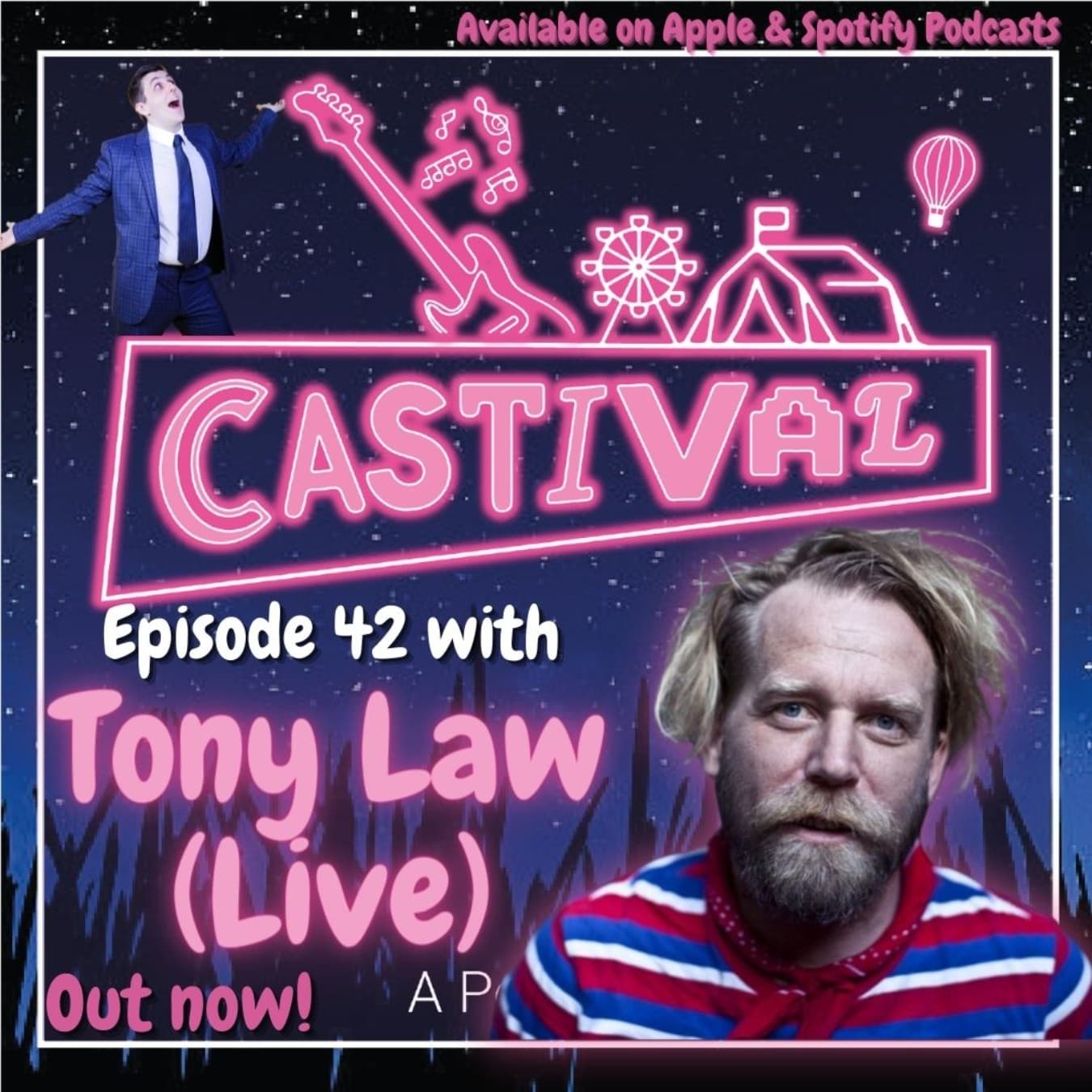 Episode 42: Tony Law (Live) - Castival cover
