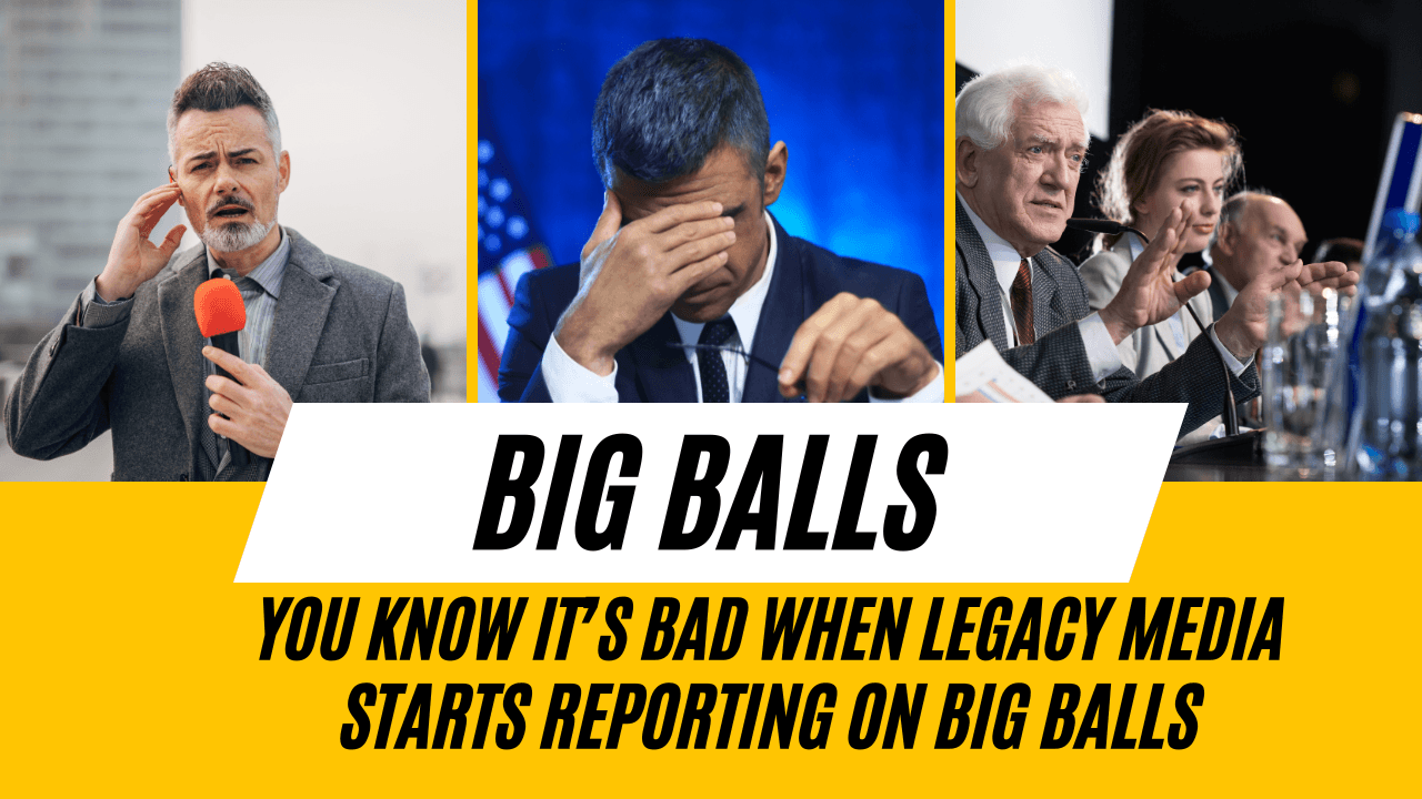 Big Balls| You Know It's Bad When Legacy Media Reports On Big Balls| Sam Anthony - The Amber May Show cover