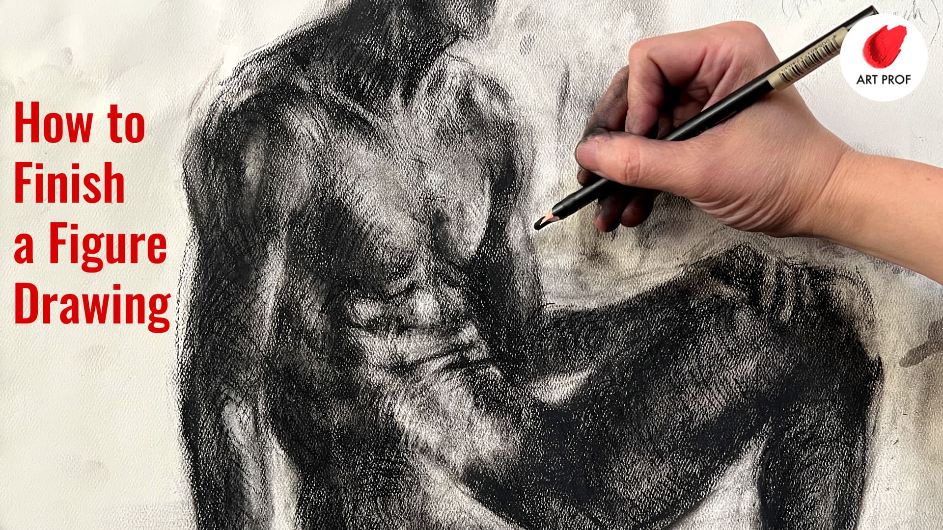 How to Finish a Drawing: Cross-Hatching in Charcoal Part 3 - Art Prof cover