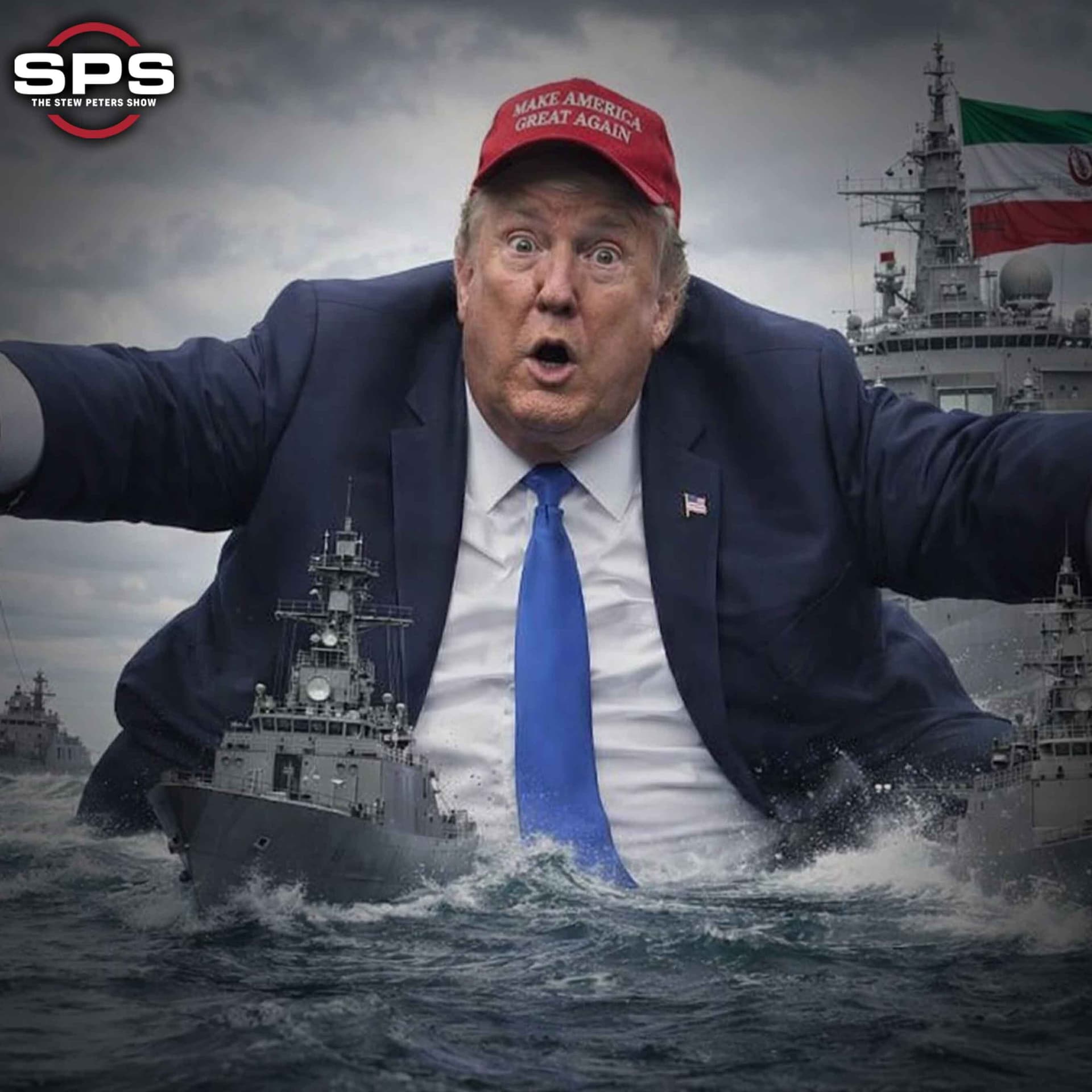 HORMUZ HOAX: Senile Trump Claims Complete Control of Strait — The Stew Peters Show cover