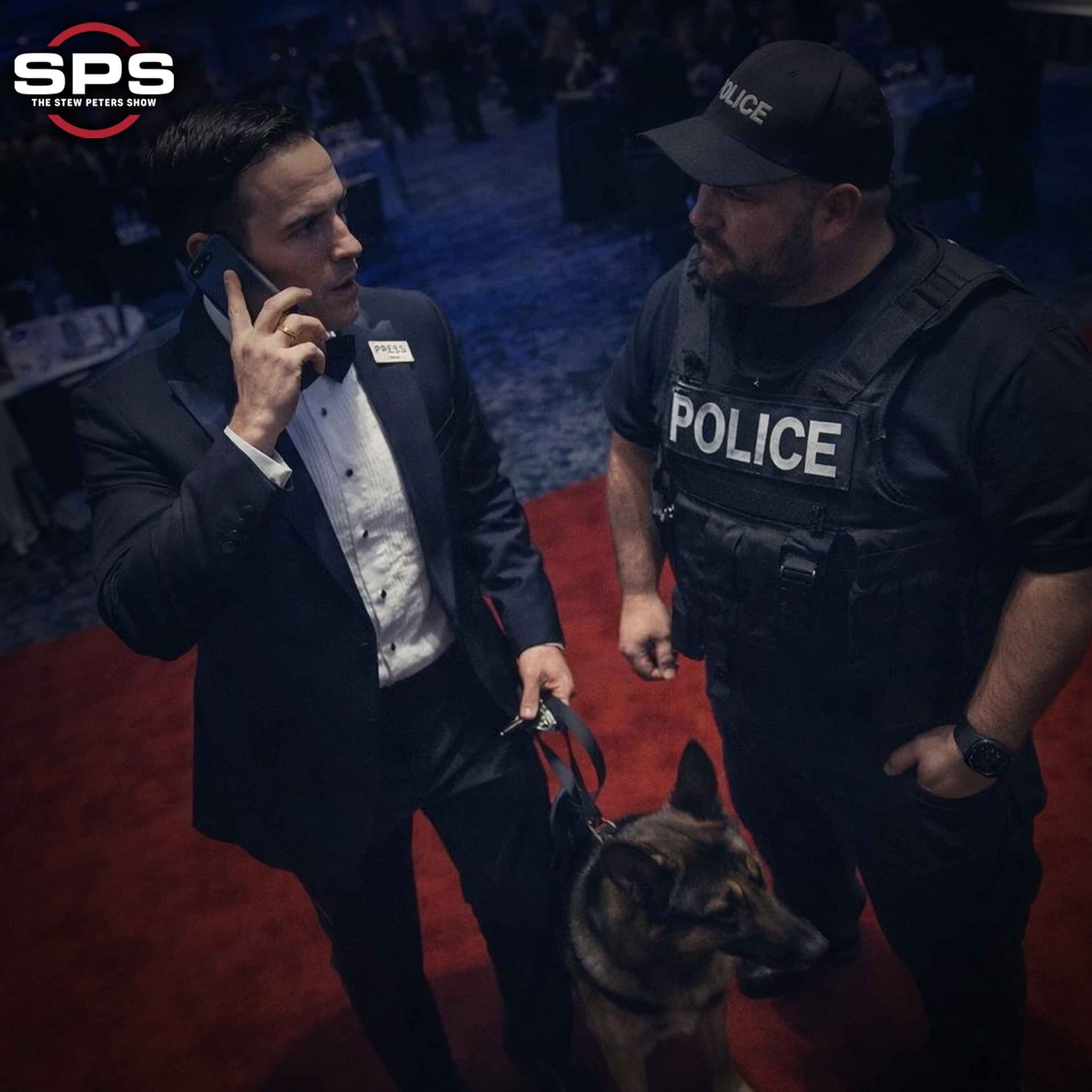 TREY YINGST CAUGHT RED-HANDED ESCORTING K-9 IN STAGED TRUMP ASSASSINATION SCAM — The Stew Peters Show cover