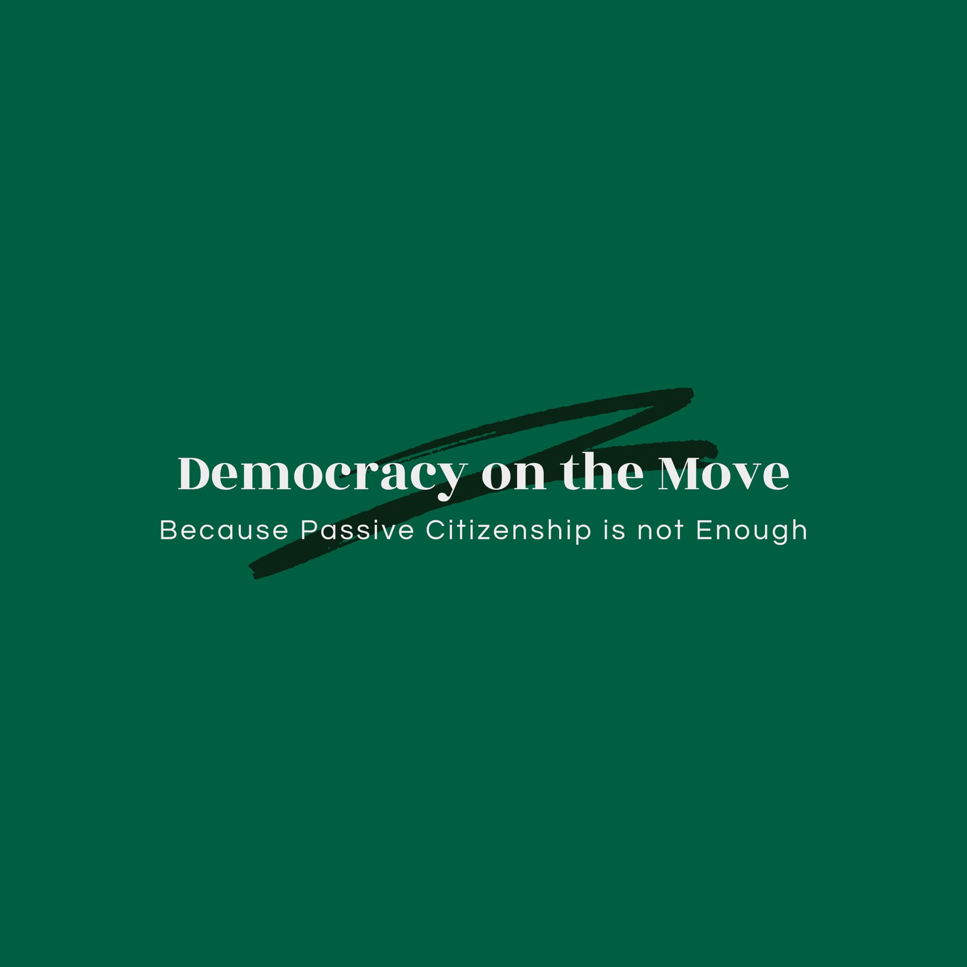 Democracy on the Move cover
