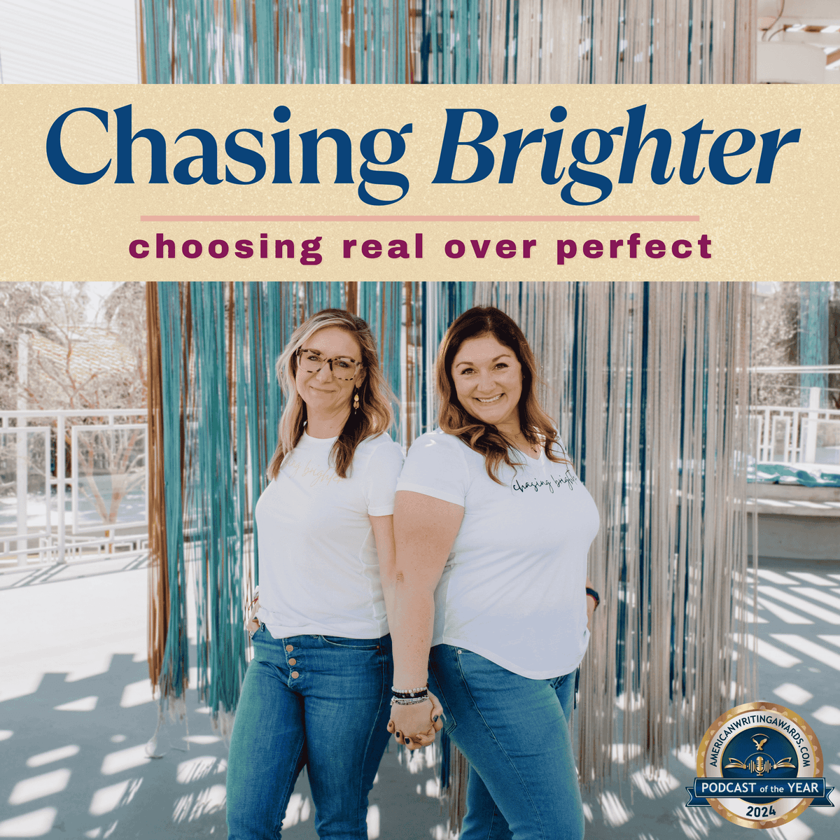 Mindful Drinking with Angel Uribe - Chasing Brighter Podcast: Choosing Real Over Perfect cover