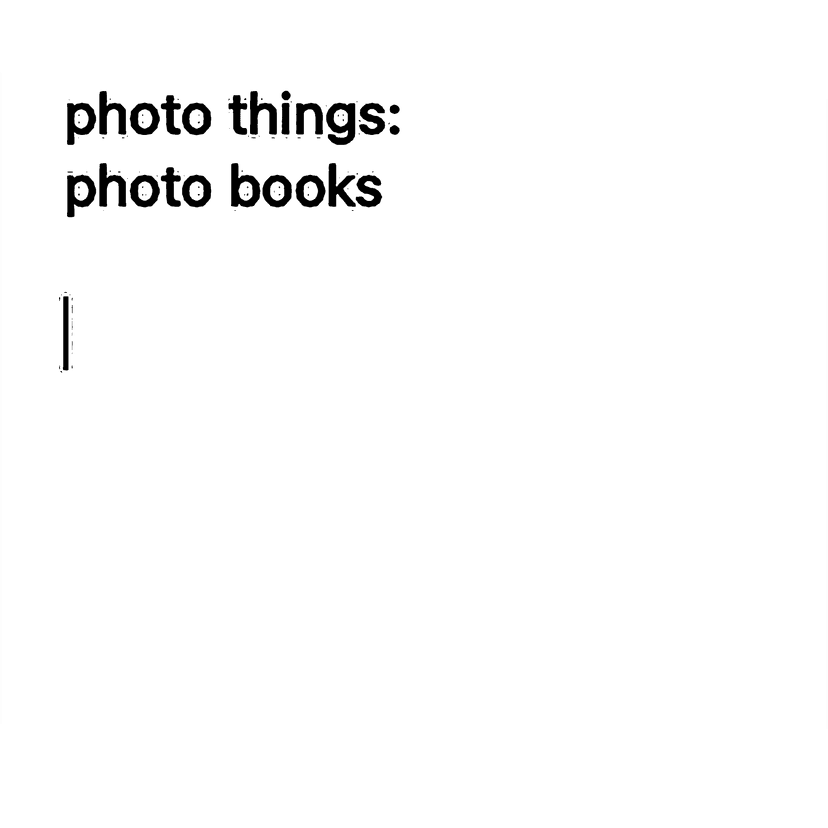 photo things: photo books cover