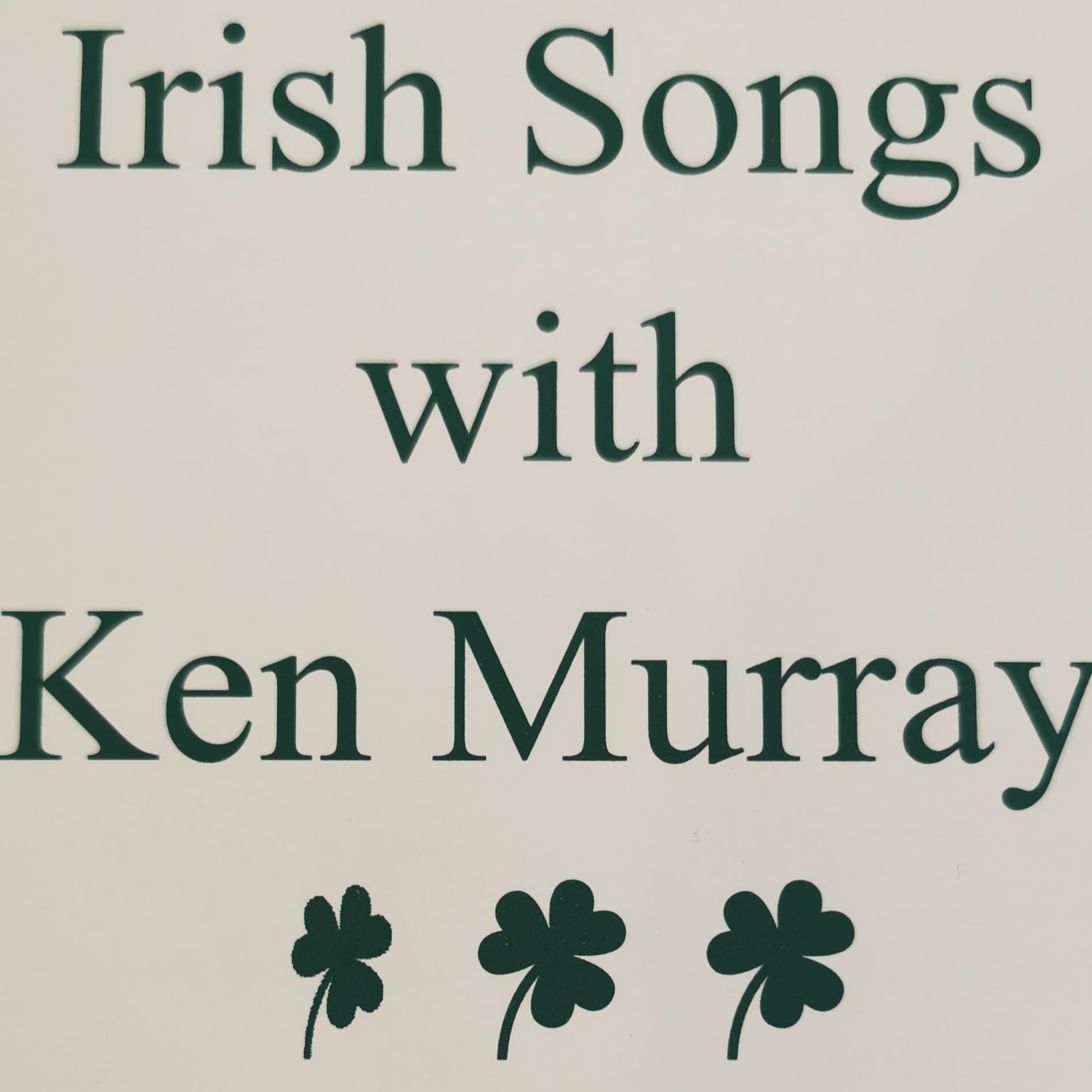 Irish Songs with Ken Murray cover