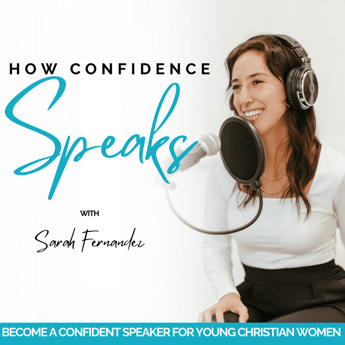 59 | How Publishing a Book Can Help You Become a More Confident Speaker | An Interview w/ Lyda Mclallen - How Confidence Speaks | Public Speaking, Communication, Build Confidence, Christian, Social Anxiety, Presentation Tips, Women, Speaker, Imposter Syndrome cover