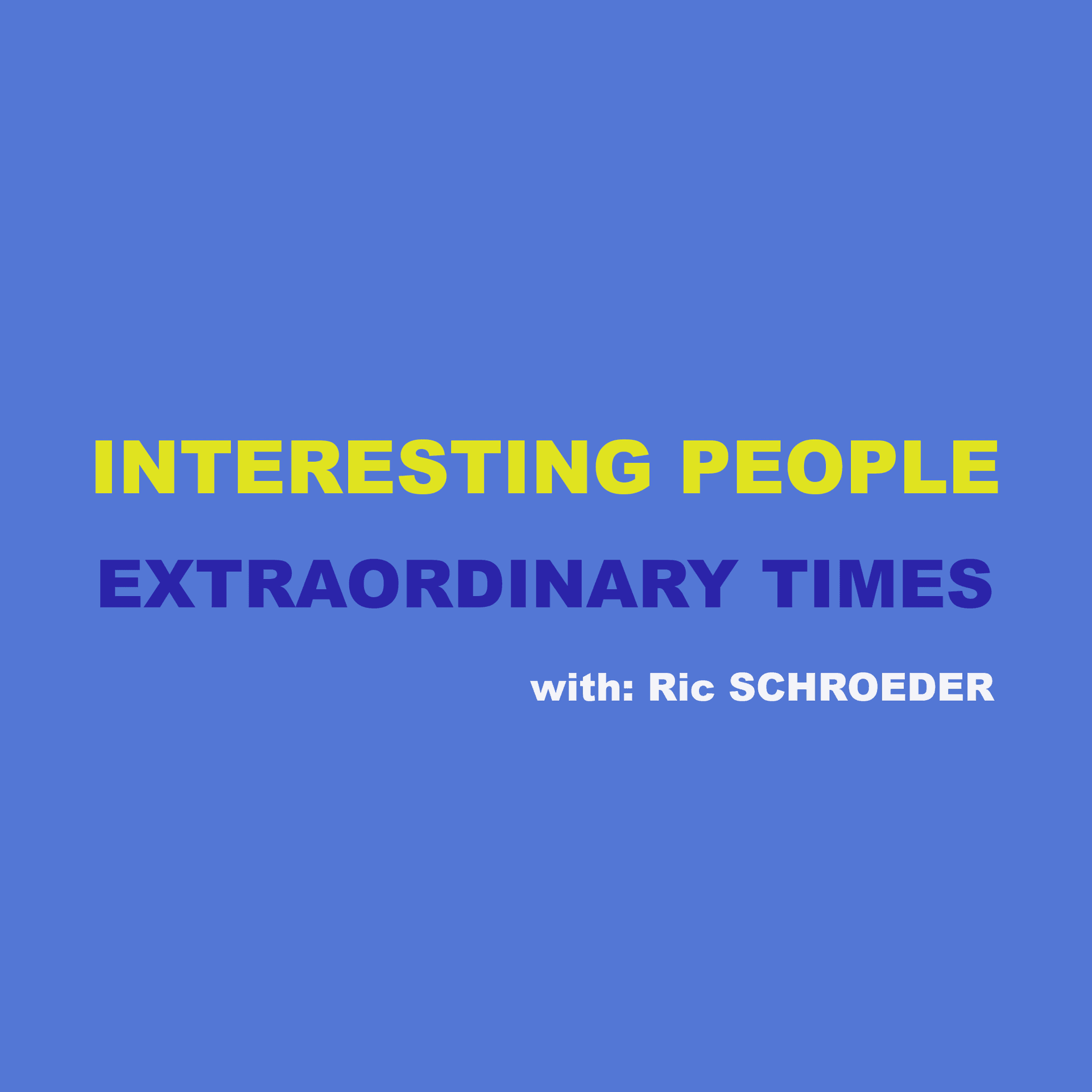 INTERESTING PEOPLE - EXTRAORDINARY TIMES cover