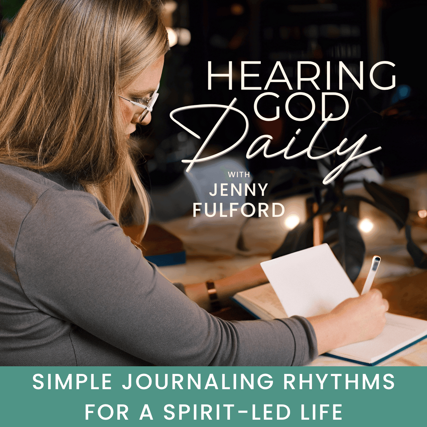 Hearing God Daily | Journal Prompts, Discernment, Trust in God, Biblical Encouragement, Faith, Scripture cover