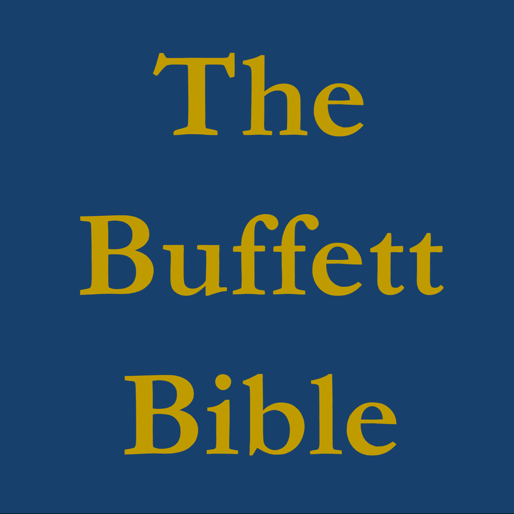 The Buffett Bible cover