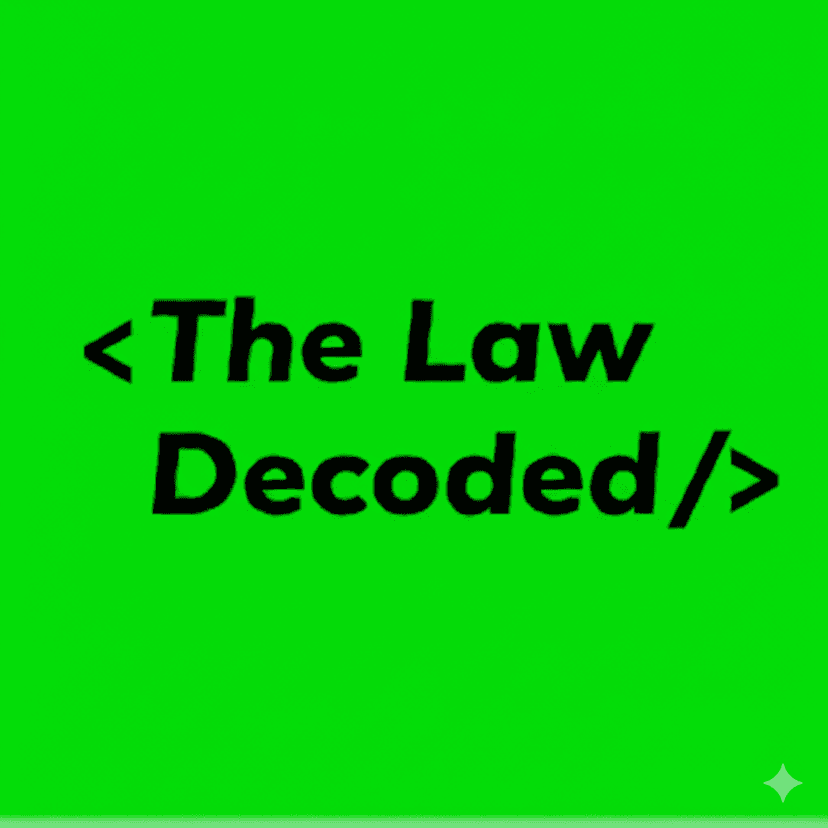 ＜The Law Decoded/＞ cover