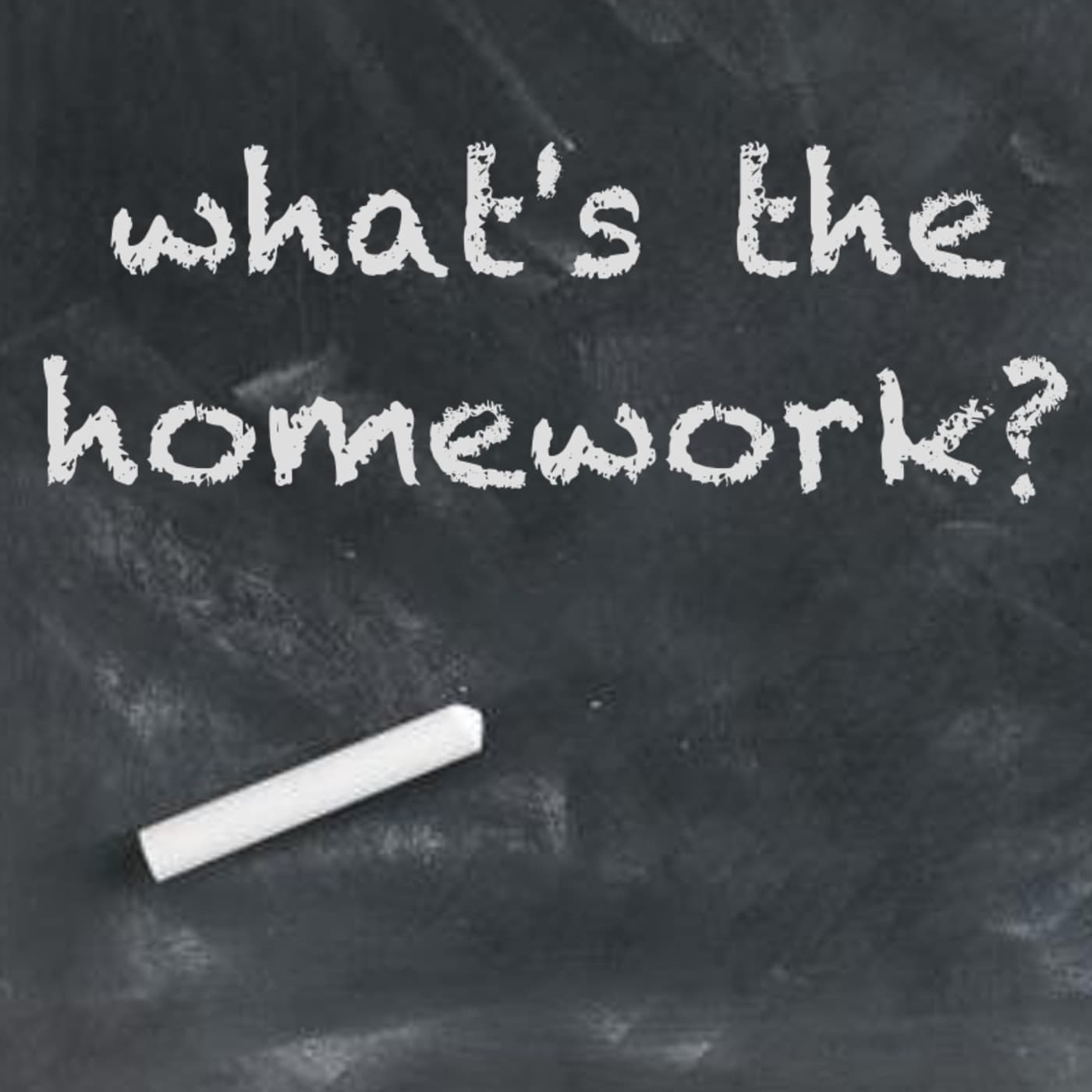 what's the homework? cover