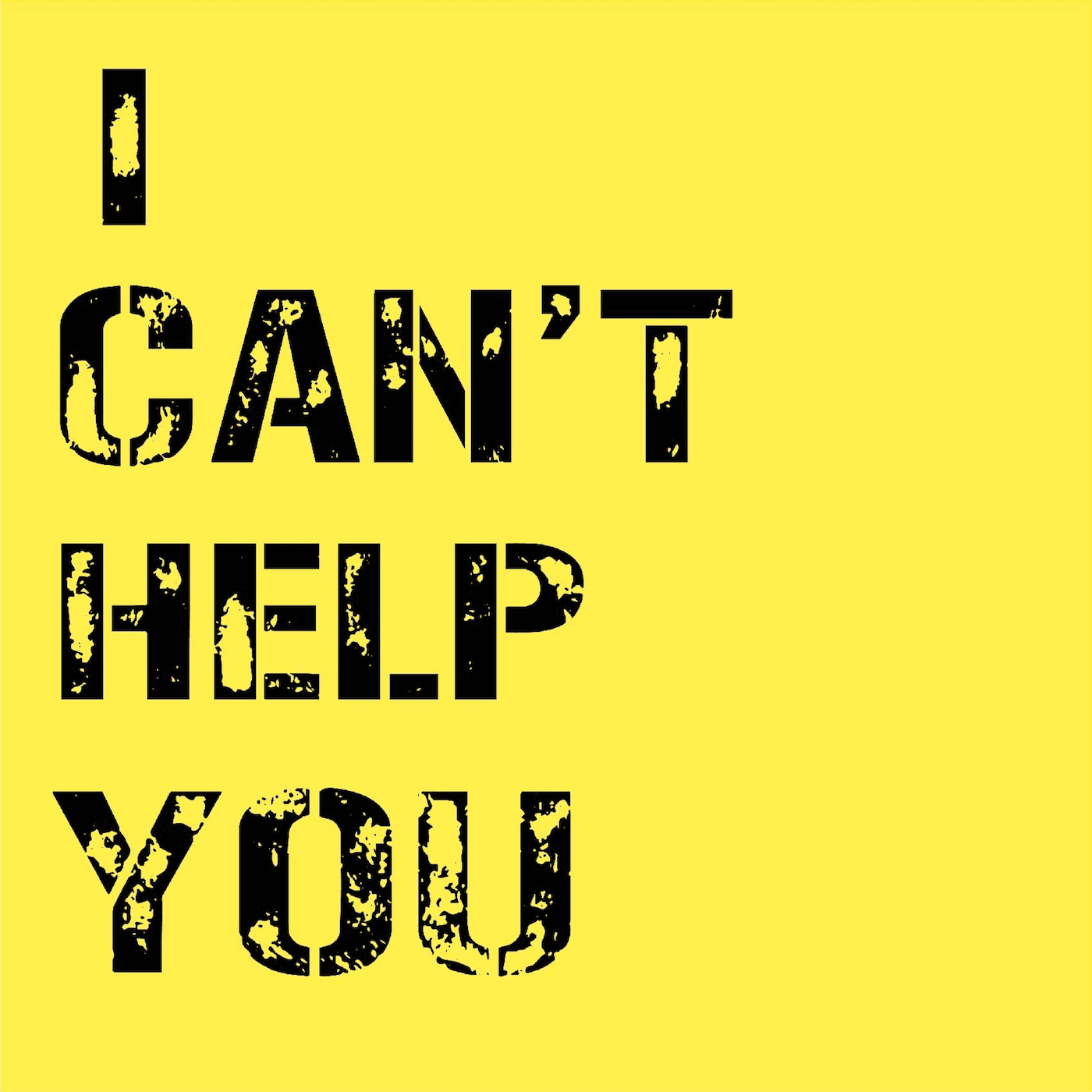 I Can't Help You cover