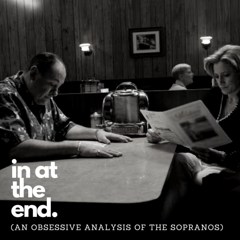 in at the end (an obsessive analysis of The Sopranos) cover
