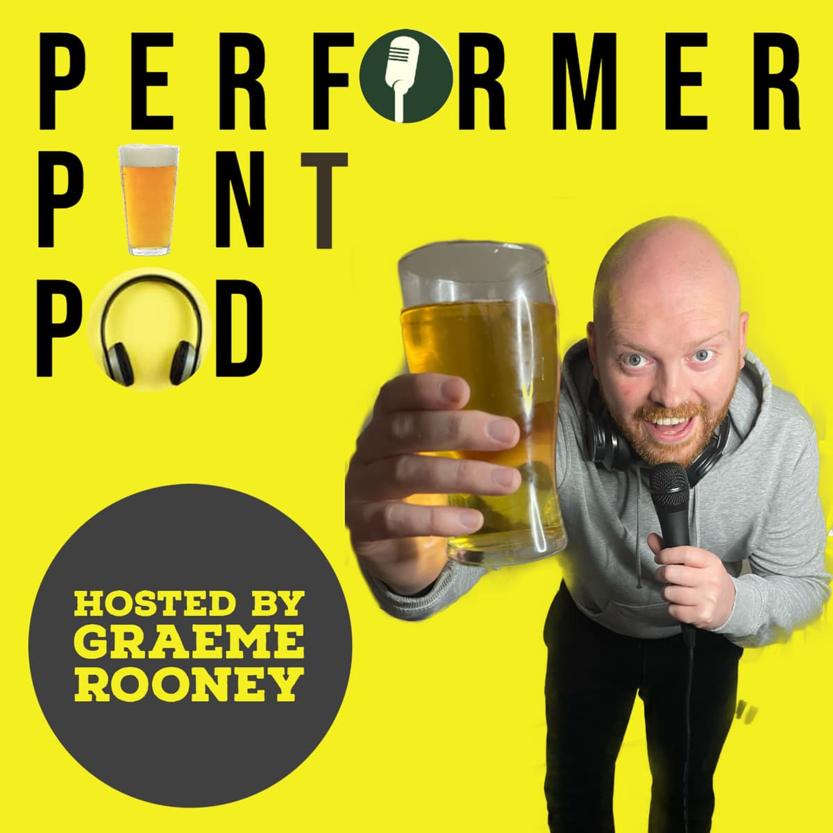 #PerformerPintPod1 - James Robinson, from Braveheart to the National Theatre. - A Performer, A Pint and A Pod with Graeme Rooney cover