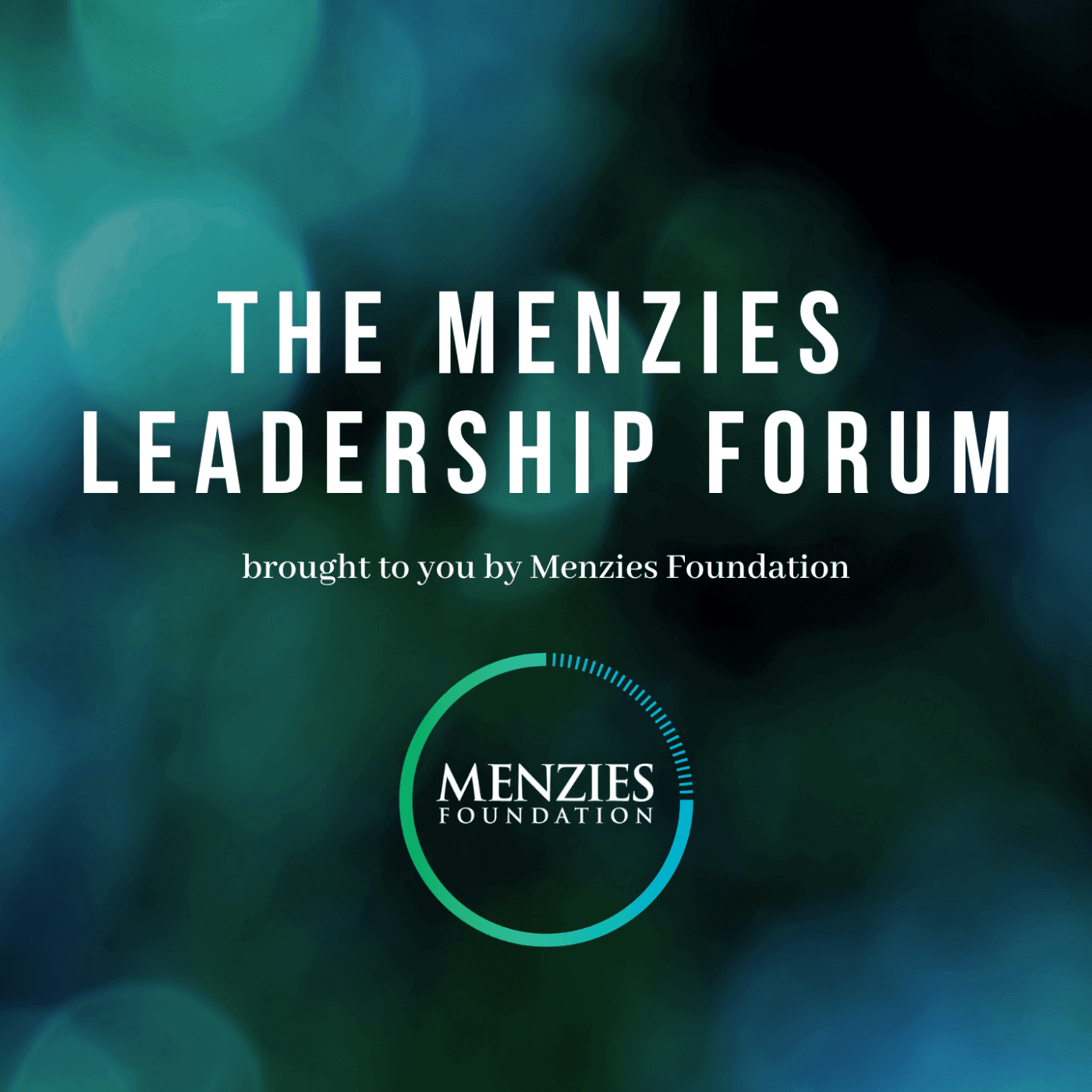 Menzies Leadership Forum cover
