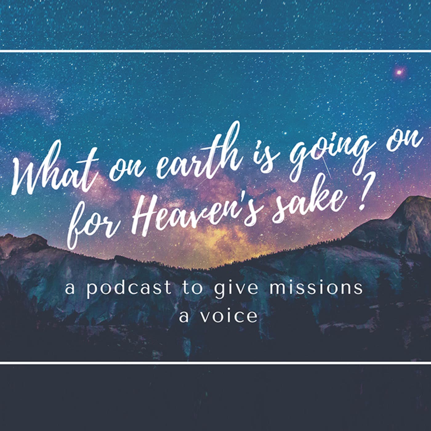 What on Earth is going on for Heaven's sake? cover