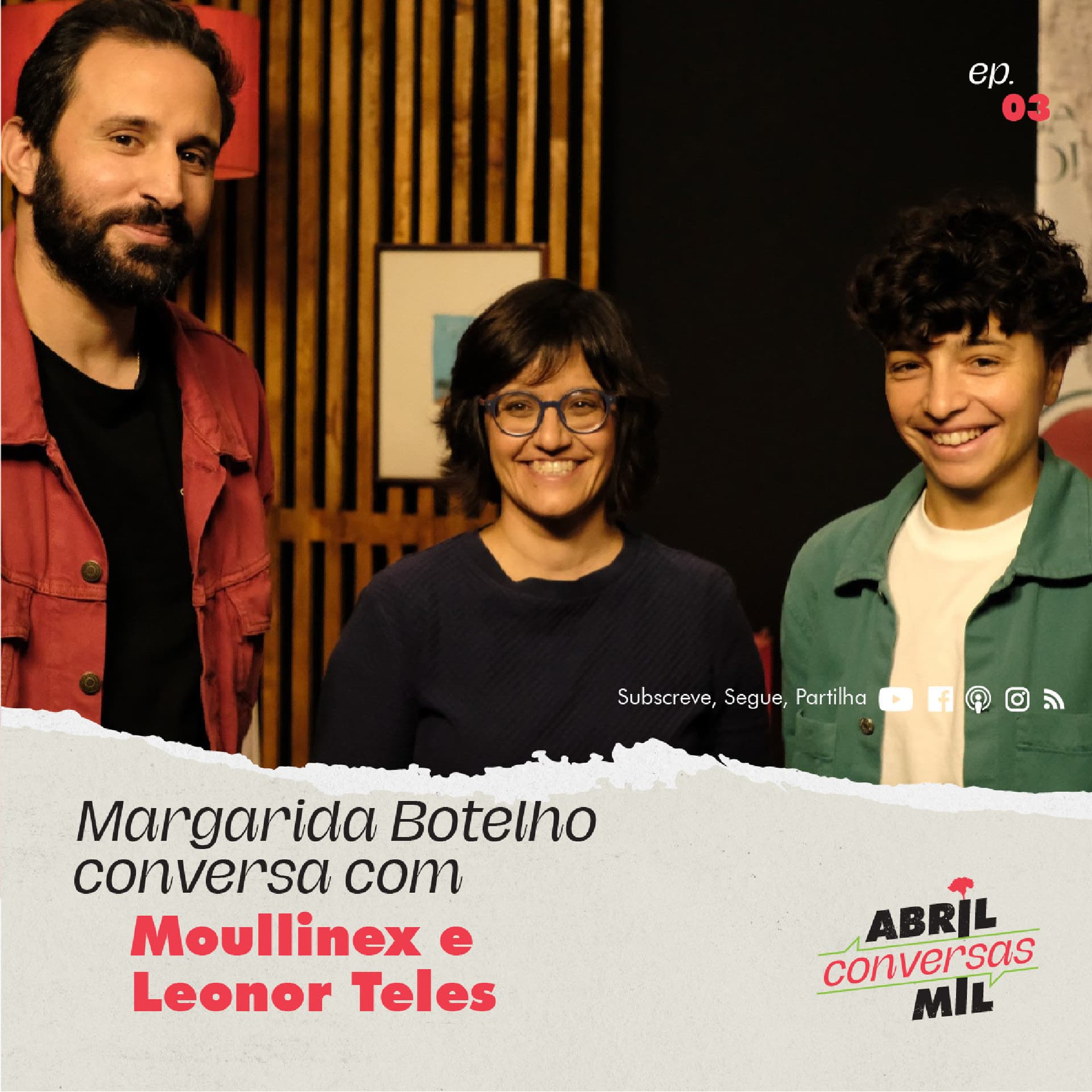 Abril conversas mil #3 - Moullinex e Leonor Teles - Abril conversas mil cover
