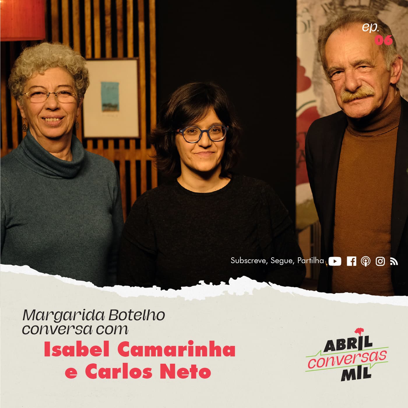 Abril conversas mil #6 - Isabel Camarinha e Carlos Neto - Abril conversas mil cover