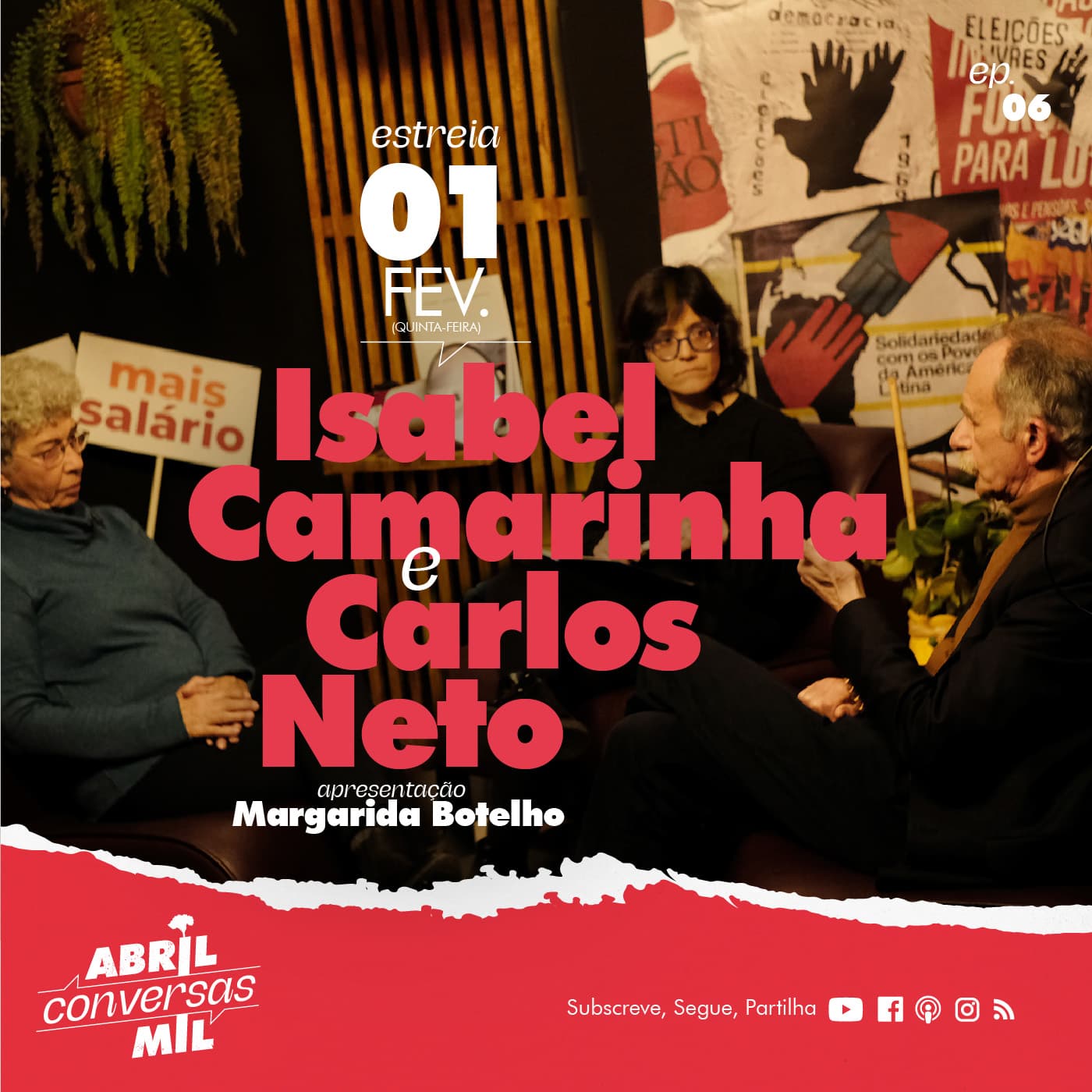 "Abril foi uma bomba de amor, uma bomba de afectos" - Abril conversas mil cover