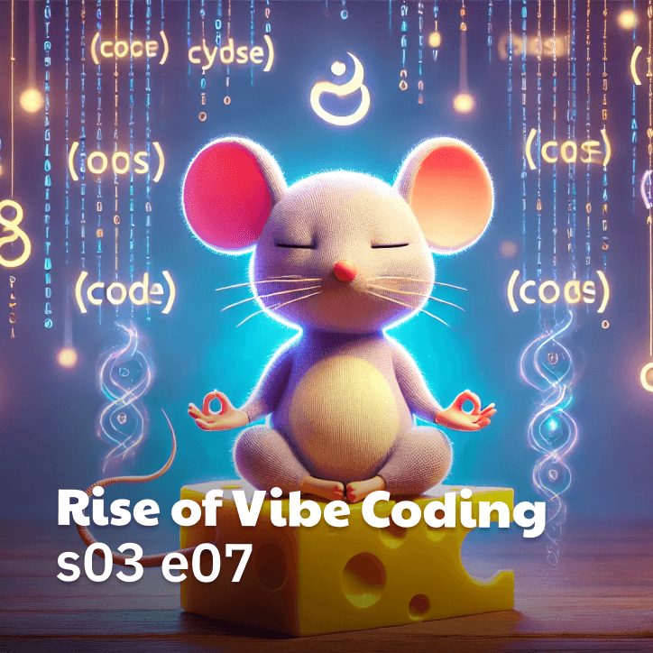 s03 e07 The Rise of Vibe Coding - BigCheese AI Podcast cover