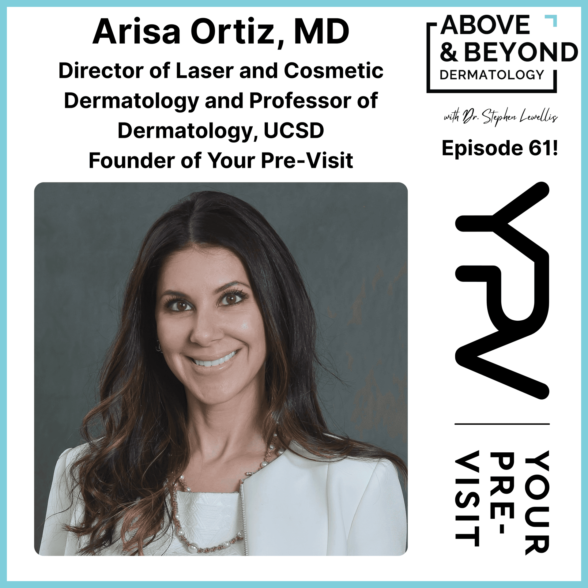 Digital Twinning to Empower Patients, Transform Consultations, and Grow Your Practice | Arisa Ortiz, MD, Founder of Your Pre-Visit — Above & Beyond Dermatology cover