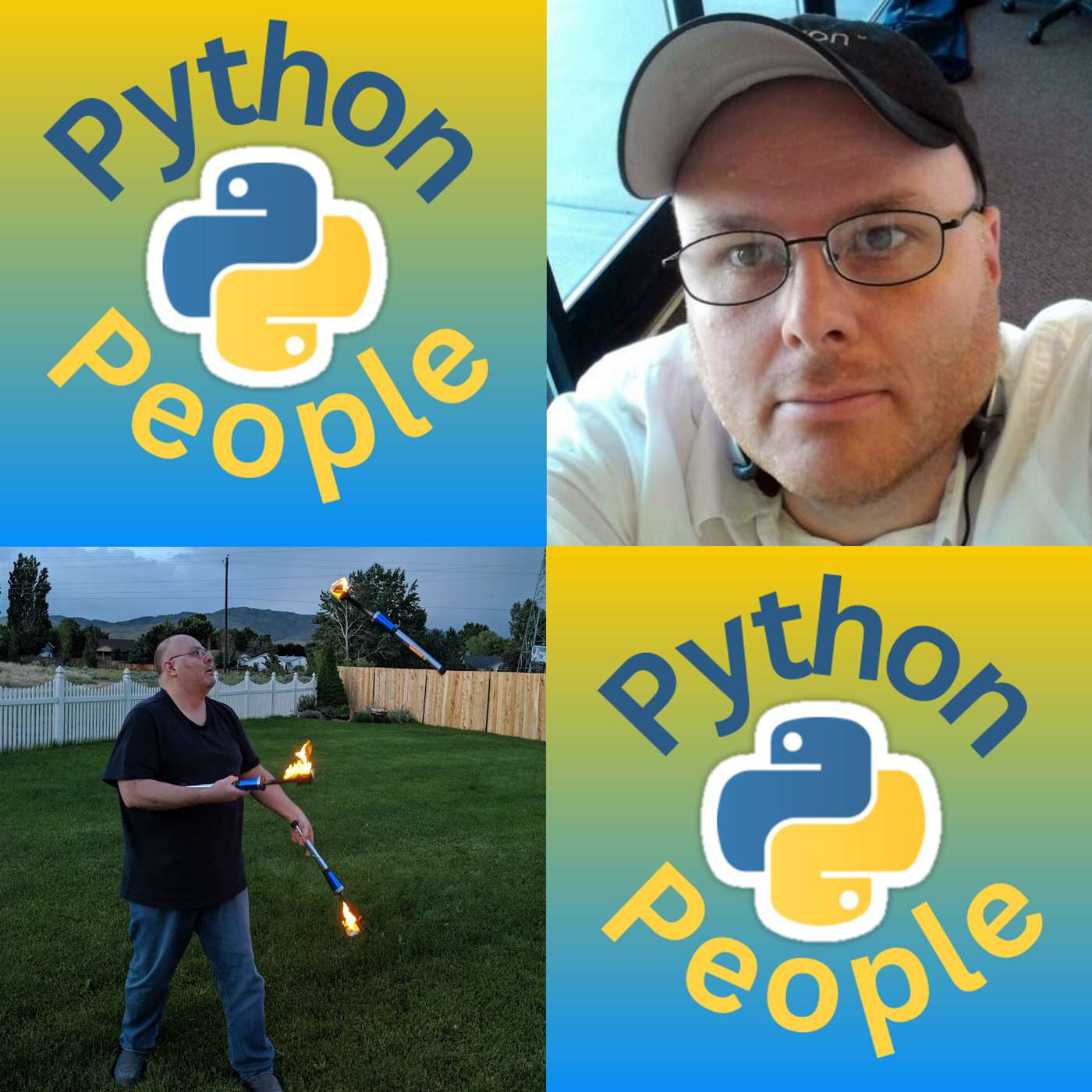 Rob Ludwick - Getting the most out of PyCon, including juggling - Python People cover