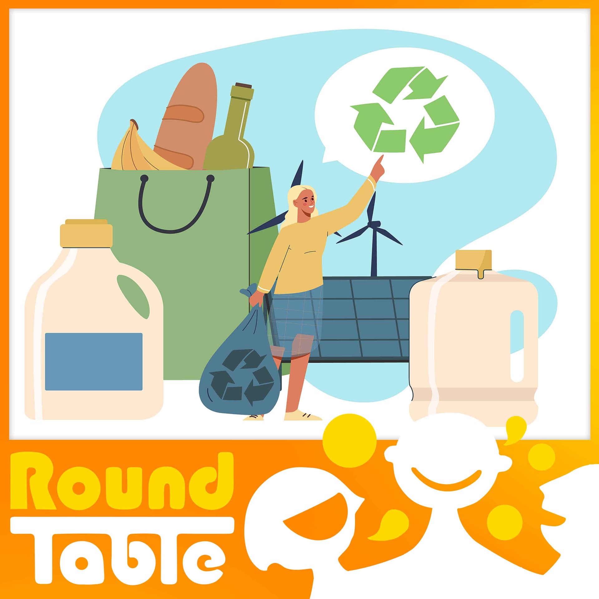 Zero waste starts on your plate - Round Table China cover