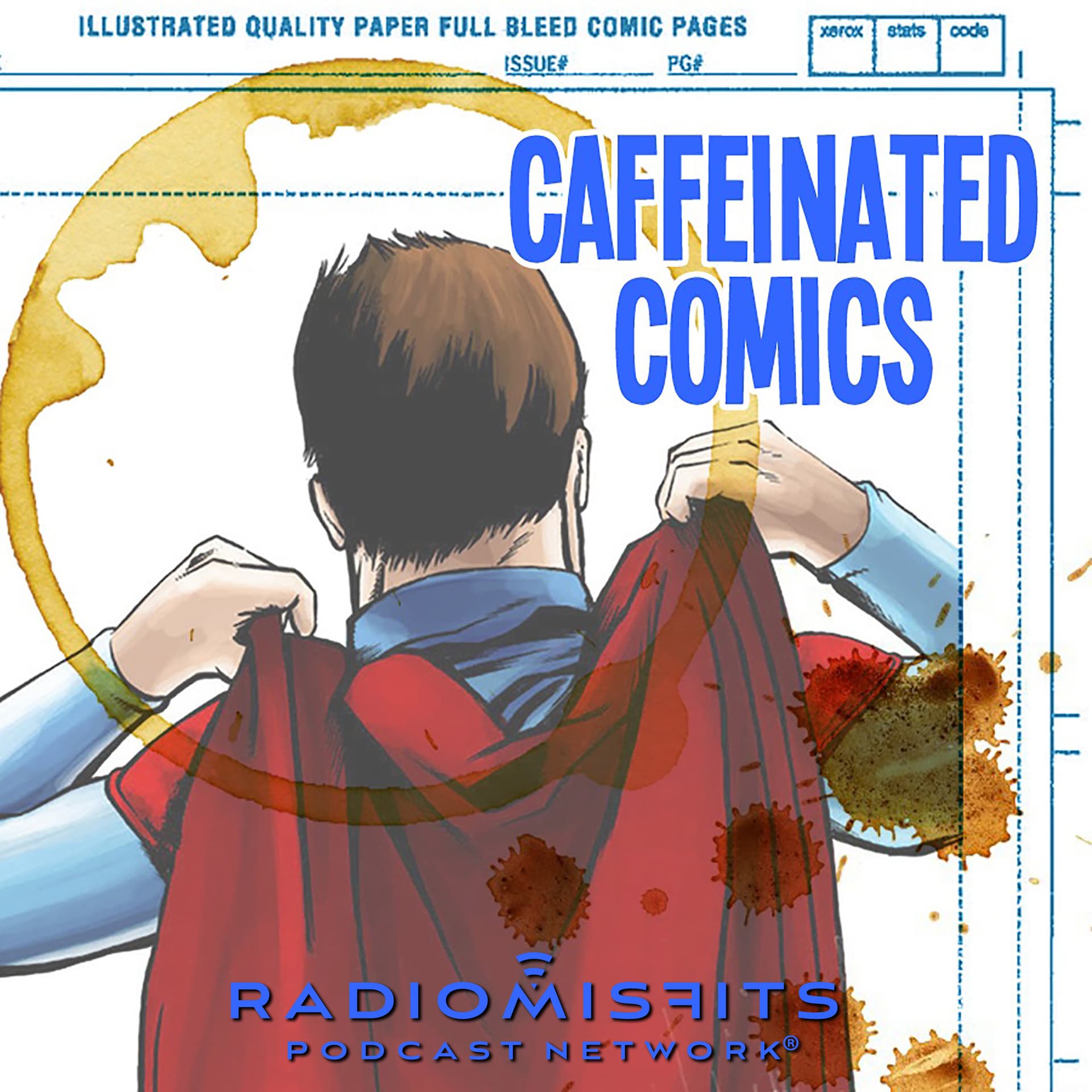 Caffeinated Comics on Radio Misfits cover