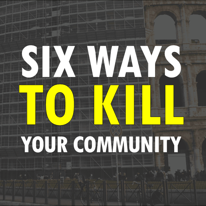 634. Six Ways to Kill Your Community (Sean Finnegan) - Restitutio cover