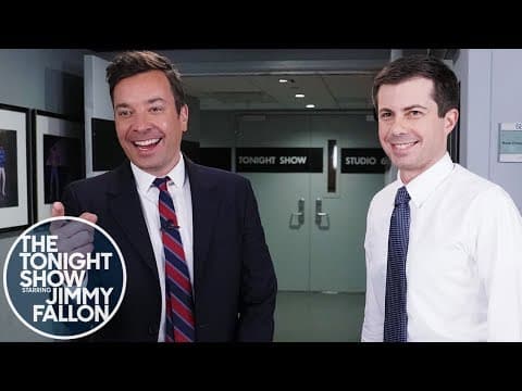 Mayor Pete Buttigieg Confronts Jimmy About His Impression (in Seven Different Languages) - The Tonight Show Starring Jimmy Fallon cover