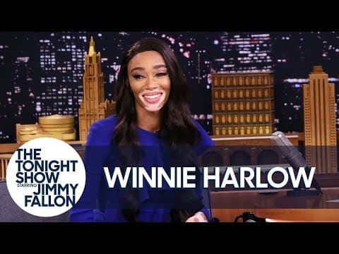 Winnie Harlow Got Her Name After Defending Friends from Some Rude Boys — The Tonight Show Starring Jimmy Fallon cover