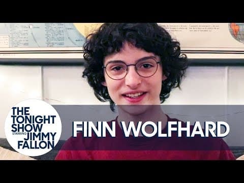 Finn Wolfhard Wants to Be Air Bud - The Tonight Show Starring Jimmy Fallon cover