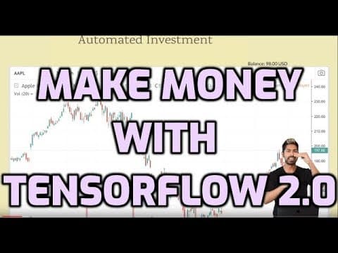 Make Money with Tensorflow 2.0 - Siraj Raval cover