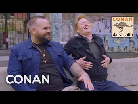 Conan’s Full Interview With Briggs - CONAN on TBS - Team Coco cover