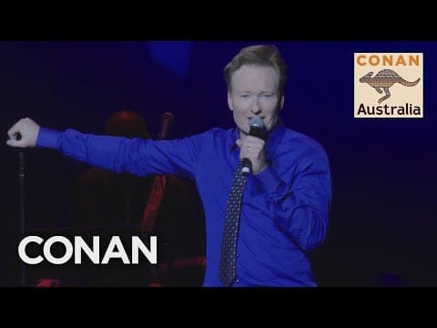Conan & His Australian Friends Perform Stand-Up In Sydney - CONAN on TBS - Team Coco cover