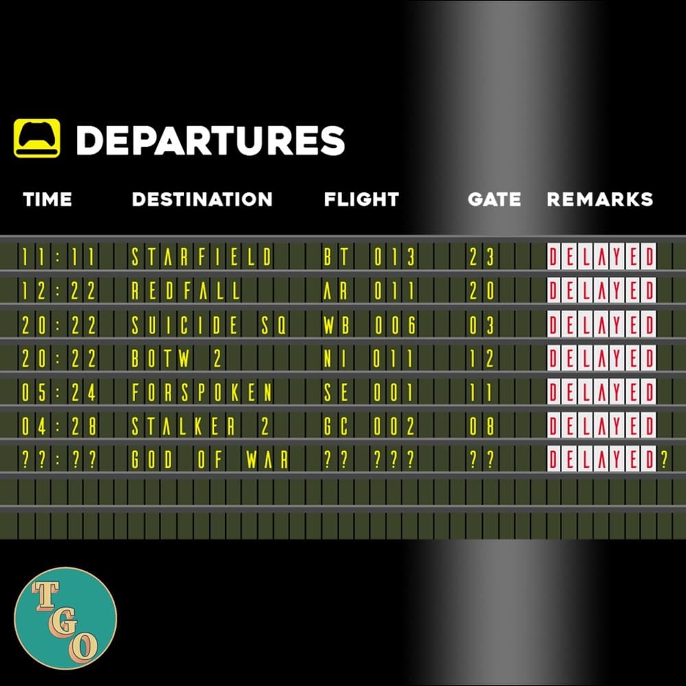 TGO Show #62 - Departure Delays - The Game Opinion cover