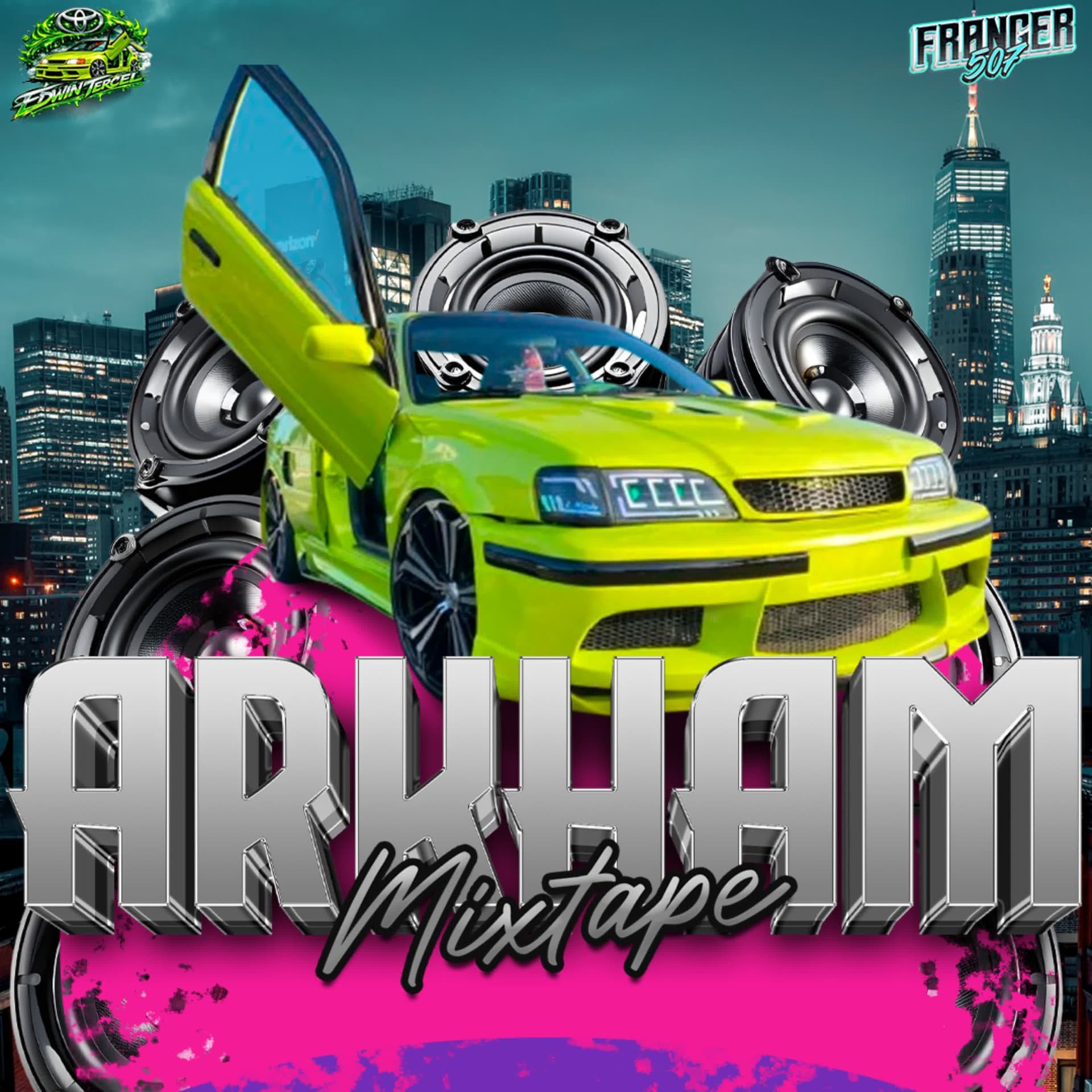 RAFAGA DE PLENA TRAS PLENA || Arkham Mixtape - Franger507 & Edwin Tercel - Franger507 cover