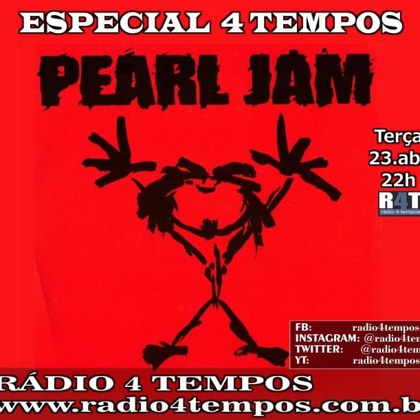 Rádio 4 Tempos - Especial 4 Tempos - Pearl Jam cover