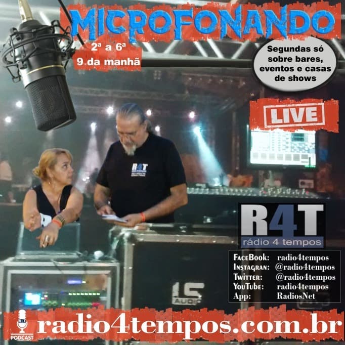 Rádio 4 Tempos - Microfonando 192 cover